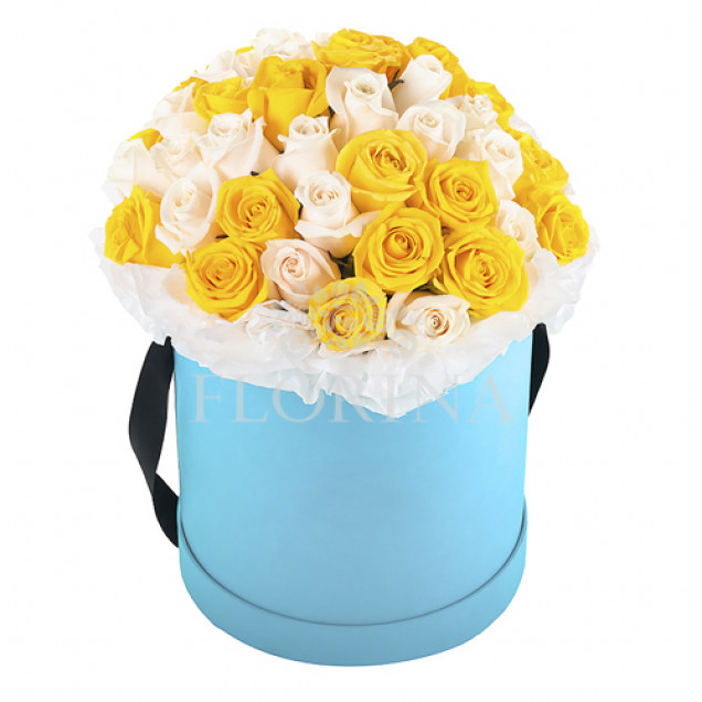 Коробка цветов "Лайм"