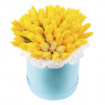 Коробка цветов "Лимон"
