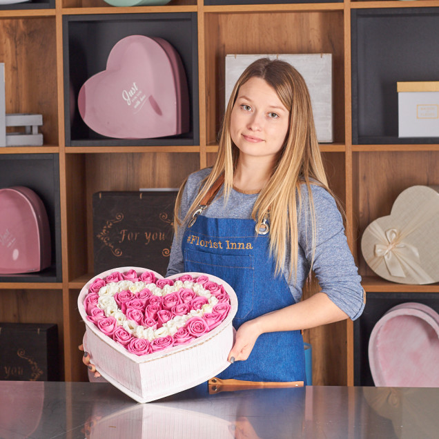 Коробка цветов "Суфле"