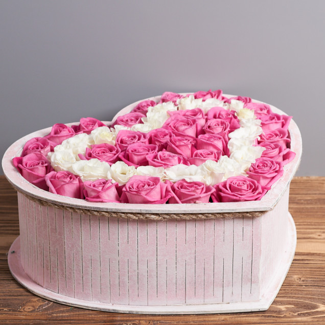 Коробка цветов "Суфле"