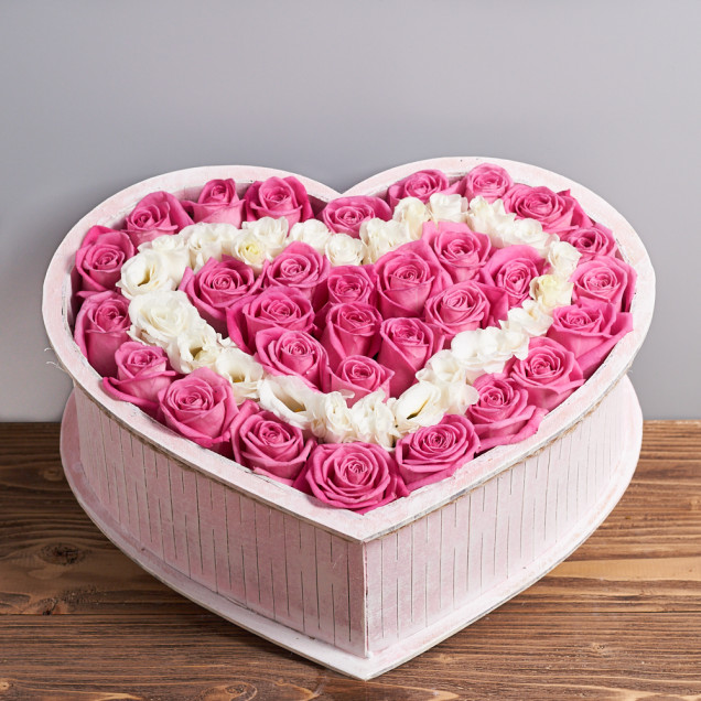 Коробка цветов "Суфле"