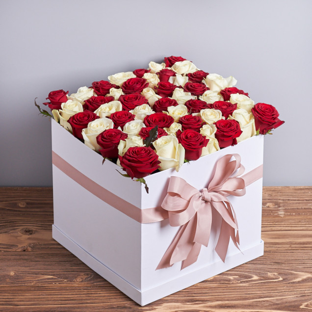 Коробка цветов "Зара"