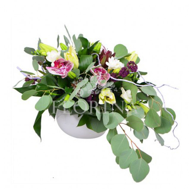 Композиция в кашпо "Горизонт"