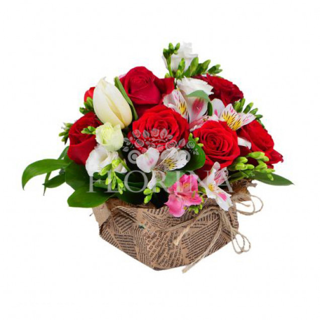 Композиция в кашпо "Мирабель"