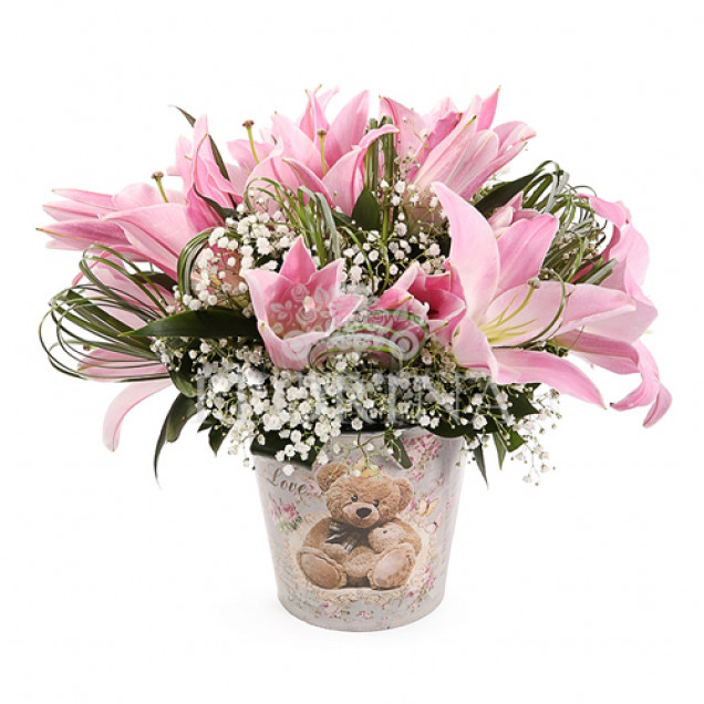 Композиция в кашпо "Торино"