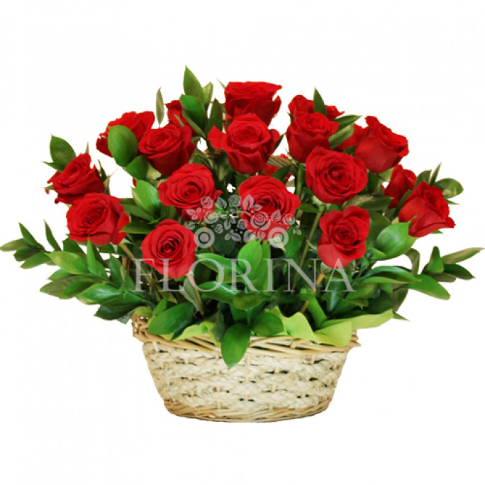 Композиція в кошику "Крапелька радості"