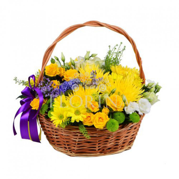 Композиція у кошику "Райський сад" Композиція у кошику "Райський сад"