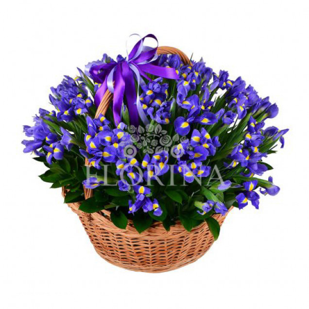 Композиція у кошику "Вечірнє сяйво"