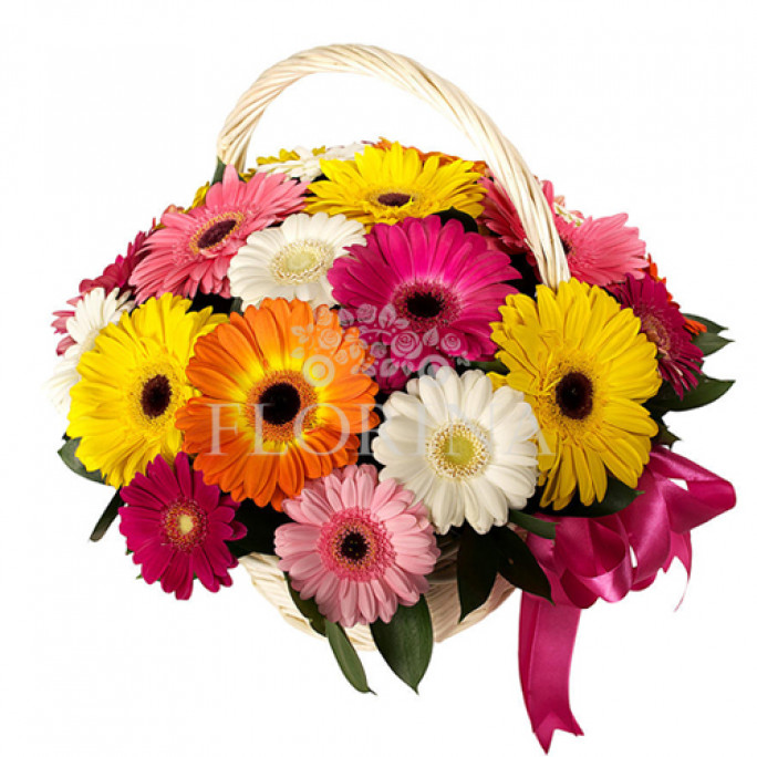 Композиция в корзине "Волнение чувств"