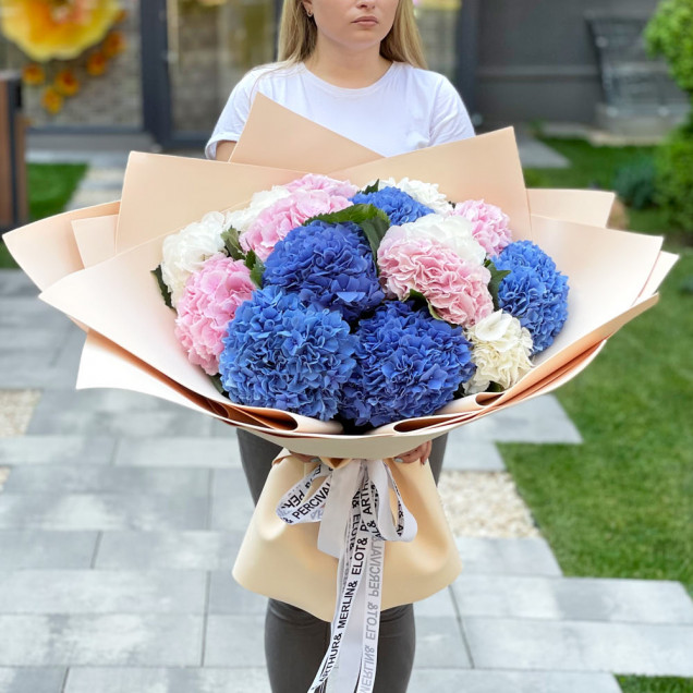 Гортензии, купить букет гортензий в Киеве с доставкой на дом - Florina