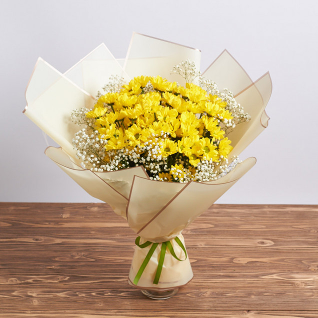 Хризантеми "Бодряче світло"