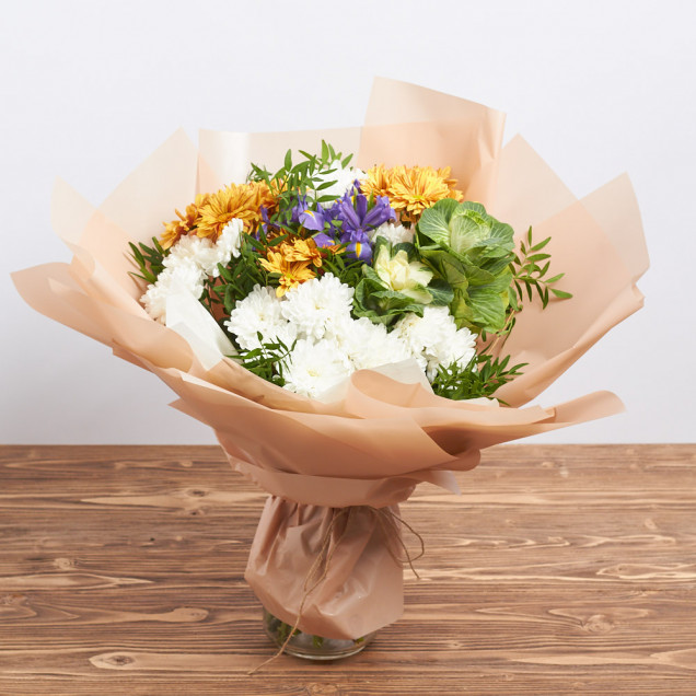 Хризантеми "Зоряне небо"