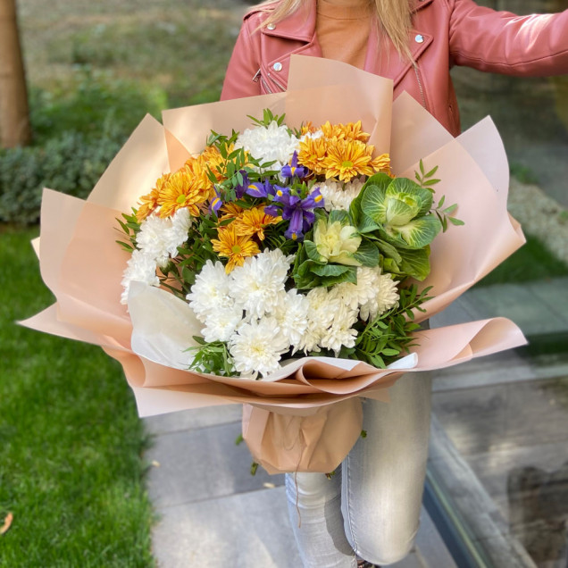 Хризантеми "Зоряне небо"