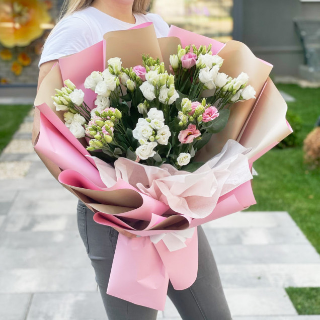 Эустомы (лизиантусы), купить букет эустом в Киеве с доставкой - Florina