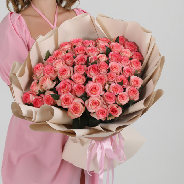 51 троянда Джумілія 60 см.