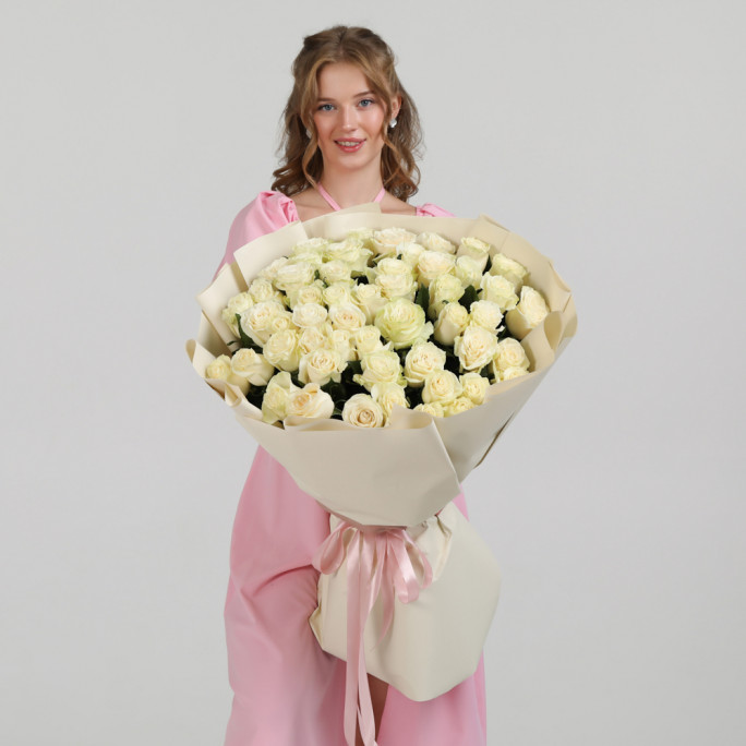 51 Еквадорська троянда "Мондіаль" 80 см