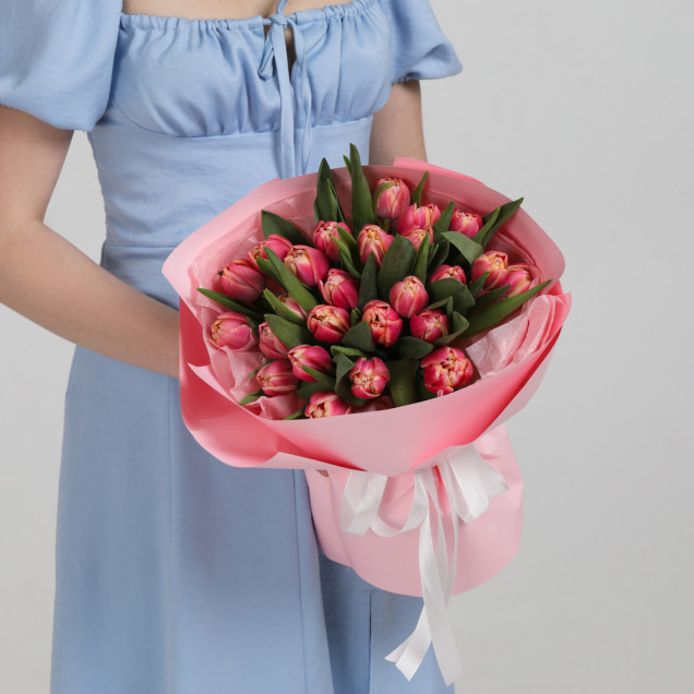 Тюльпаны "Поцелуй"