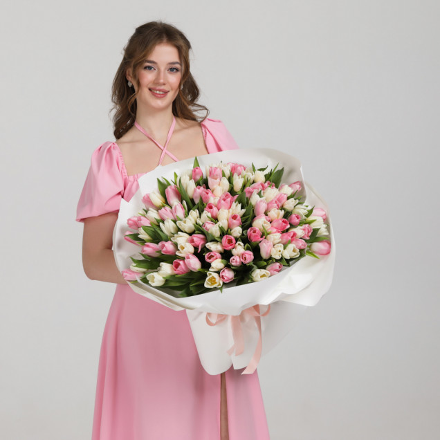 Тюльпаны "Яркие краски"