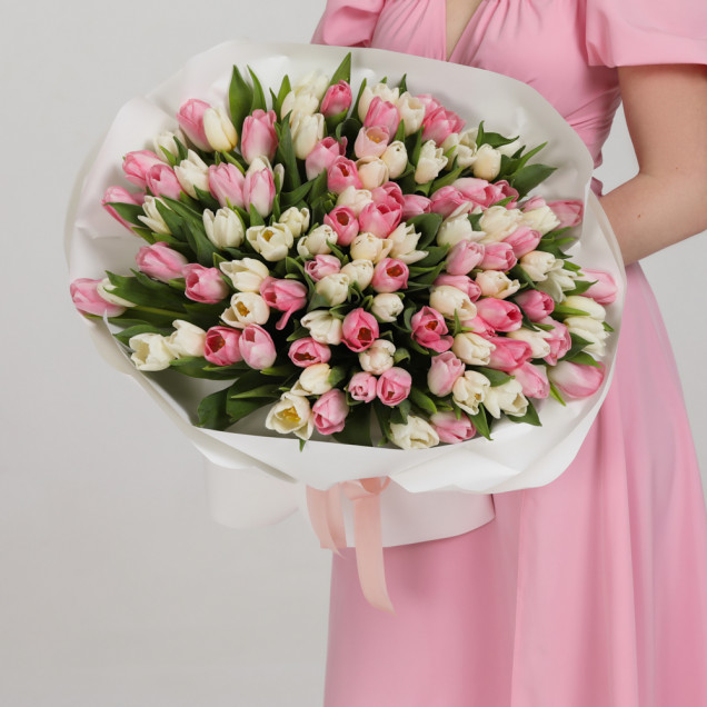 Тюльпаны "Яркие краски"