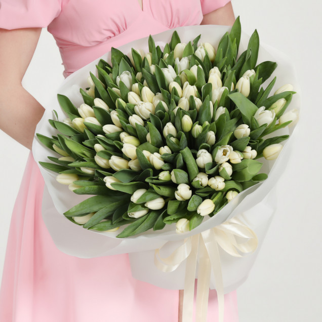 Тюльпаны "Нежный поцелуй"