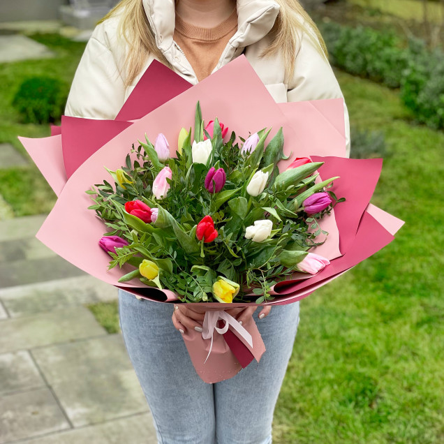 Тюльпаны "Брызги лета"