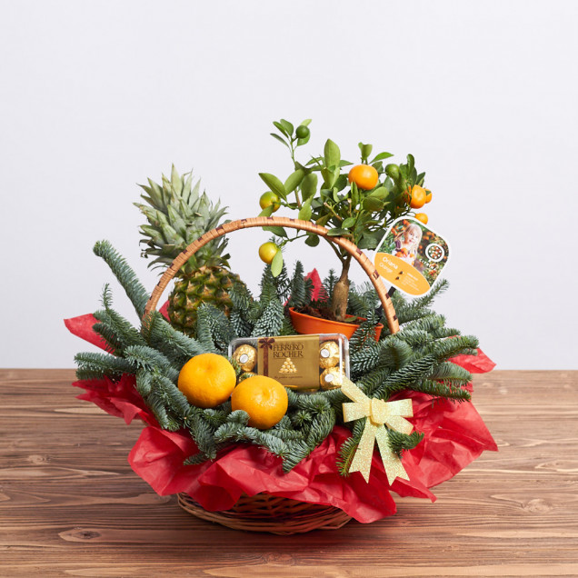 Композиція у кошику "Презент"