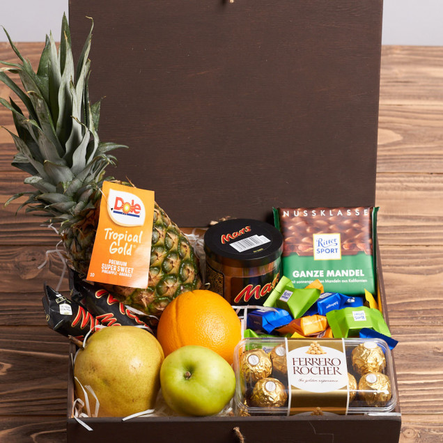 Подарочная коробка "Тропик дарк"